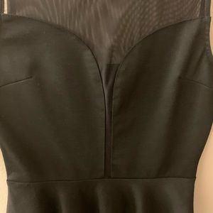 Peplum Sheer Top 🖤